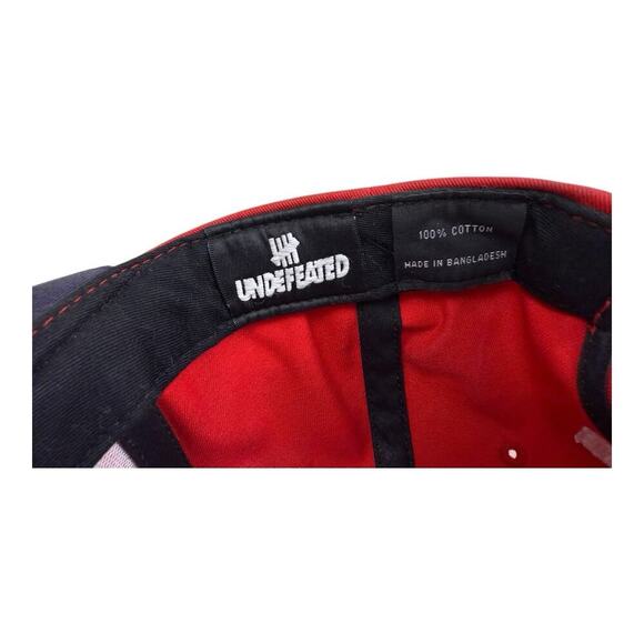 Undefeated Hat Cap Mens Snapback Red With Logo Graphic Street Wear - Picture 10 of 10